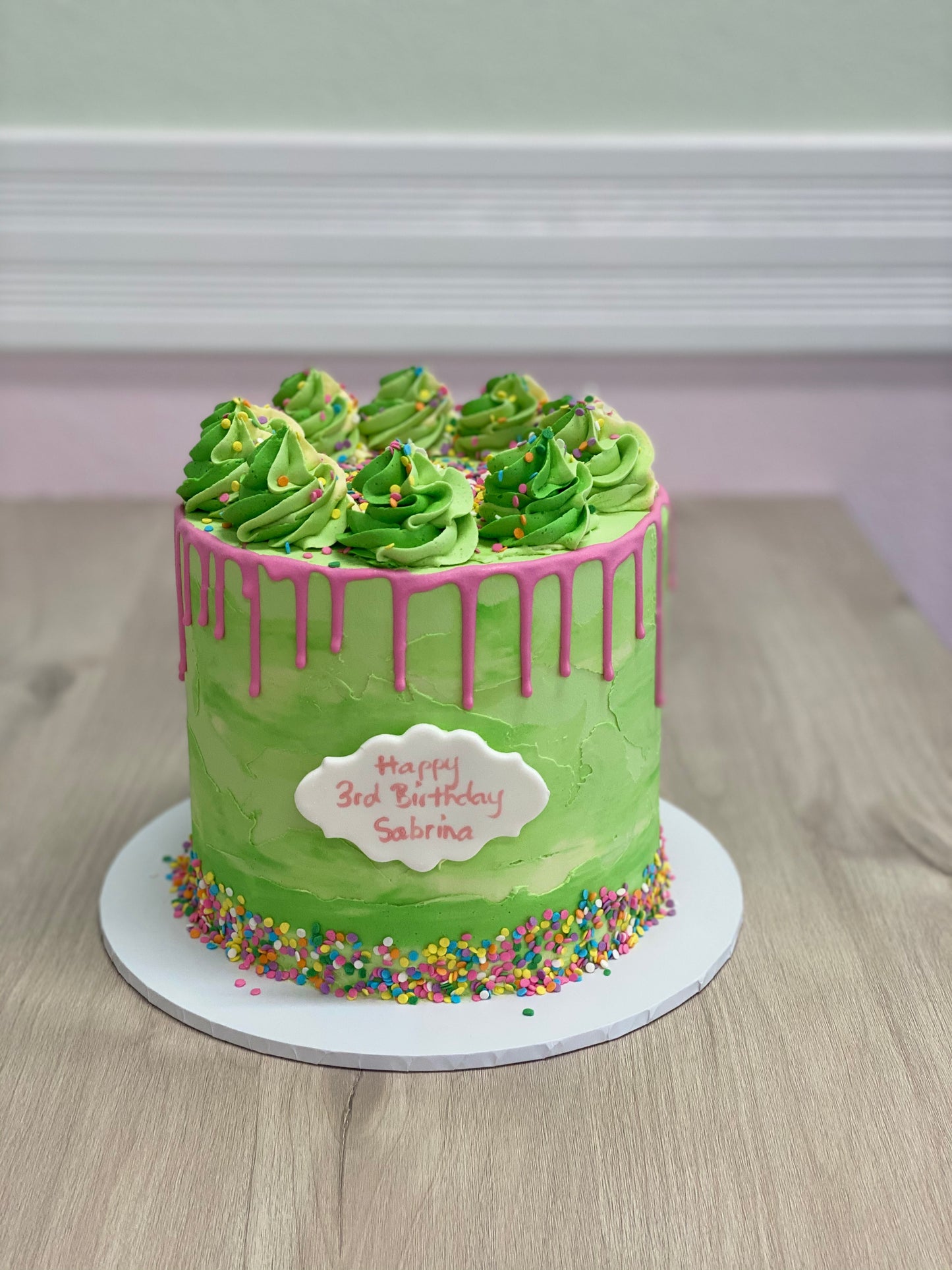 Personalised Drip Cake