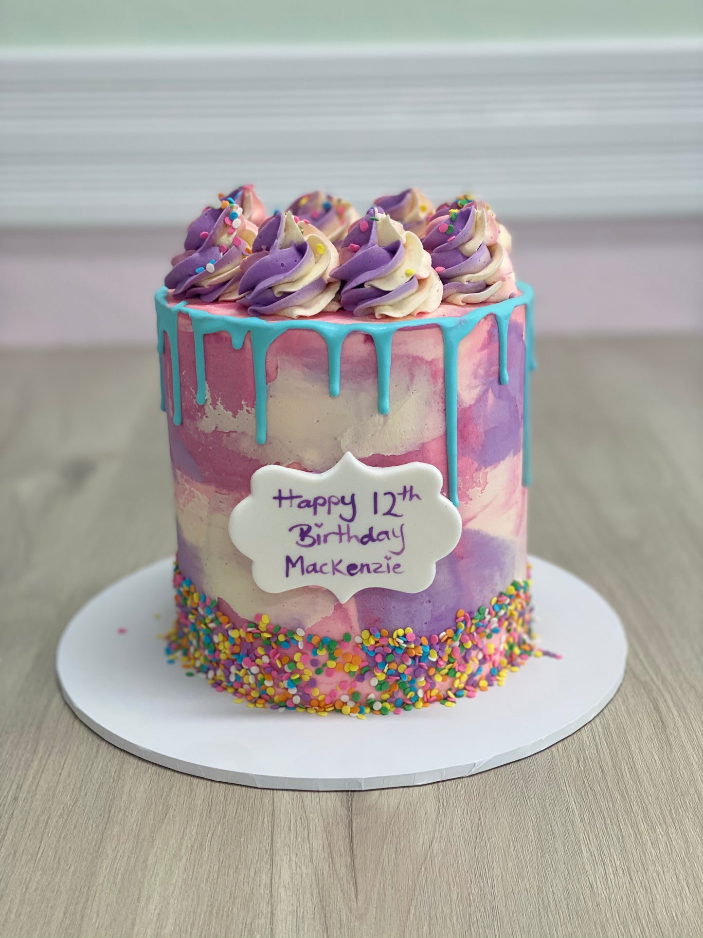 Personalised Drip Cake