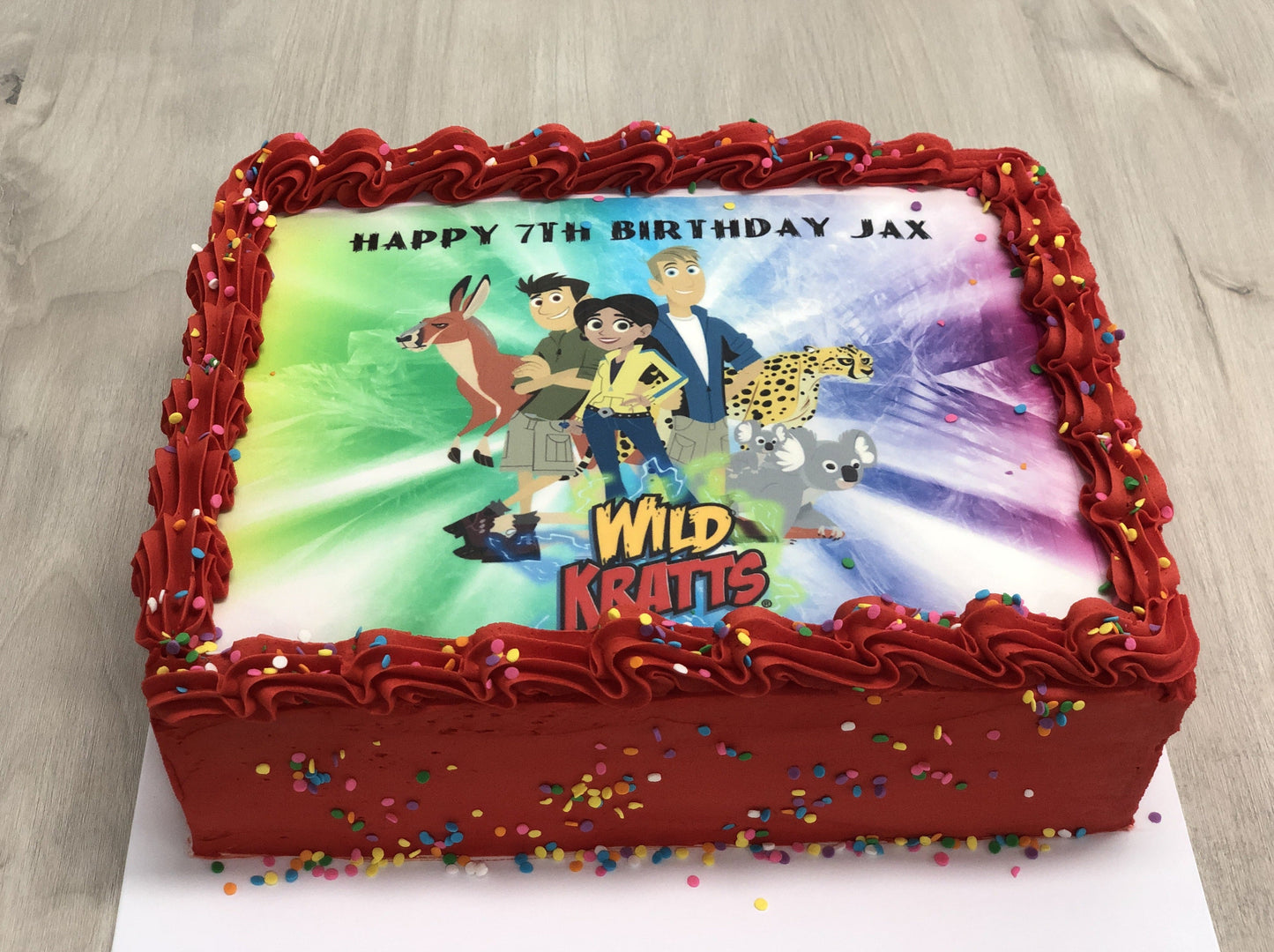 Personalised Slab Cake