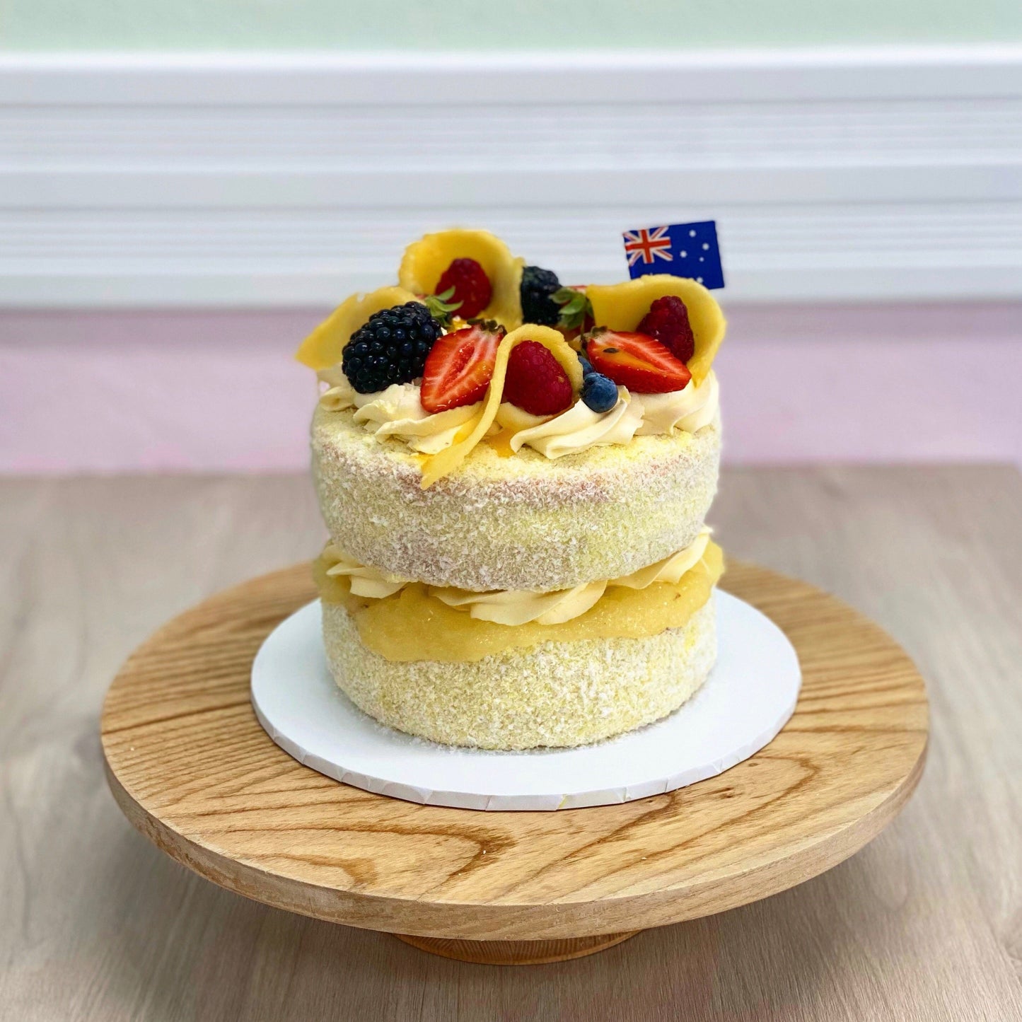 Tropical Lamington Cake