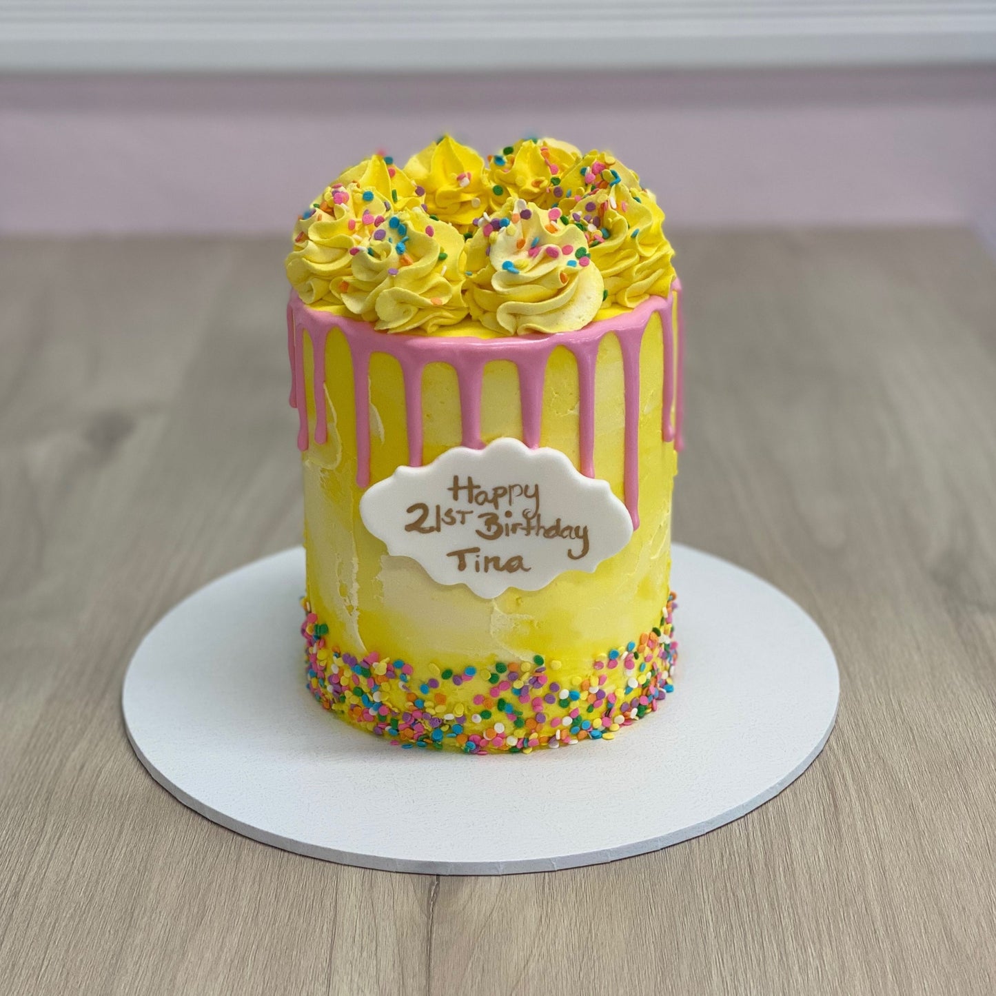 Personalised Drip Cake