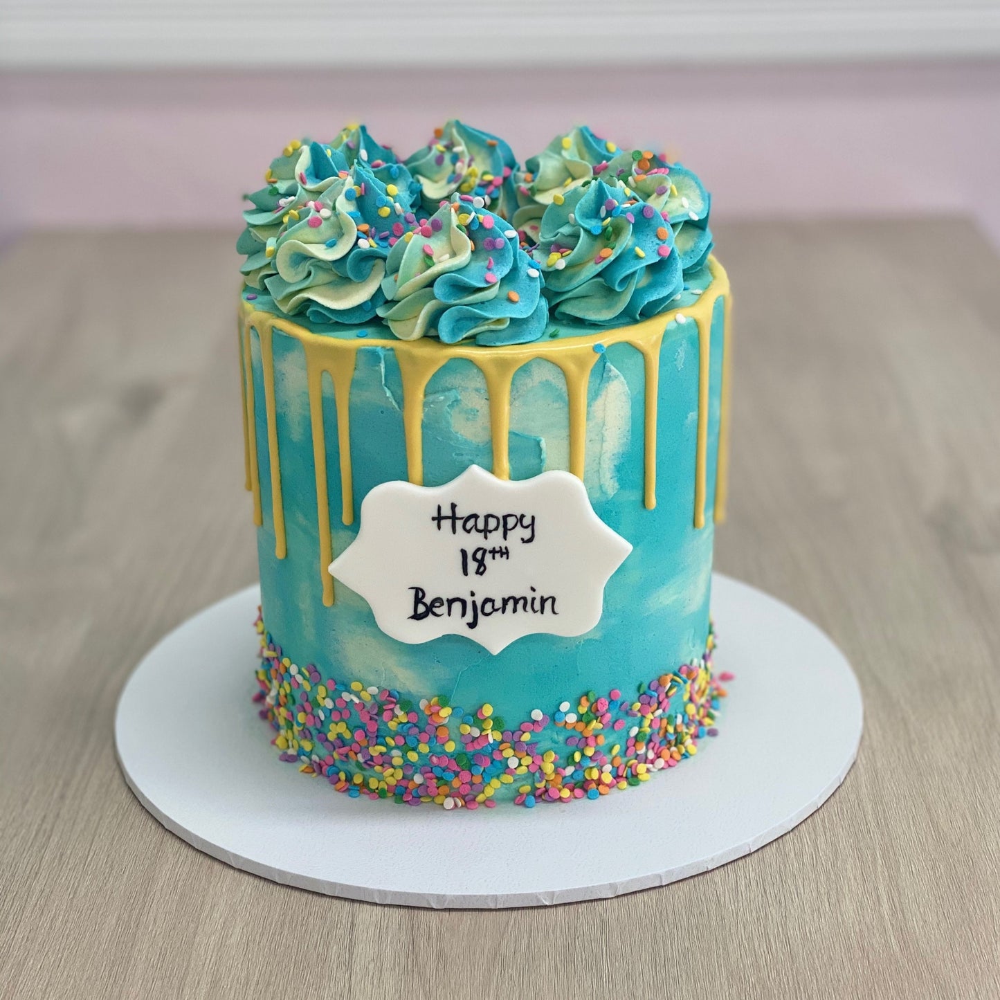 Personalised Drip Cake