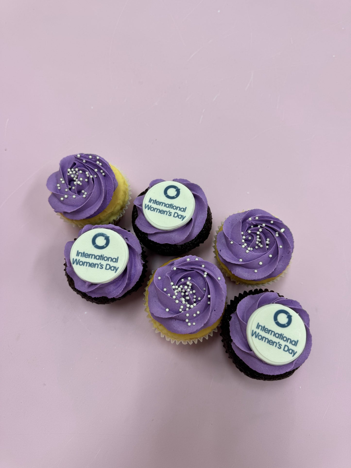 International Women's Day Cupcakes