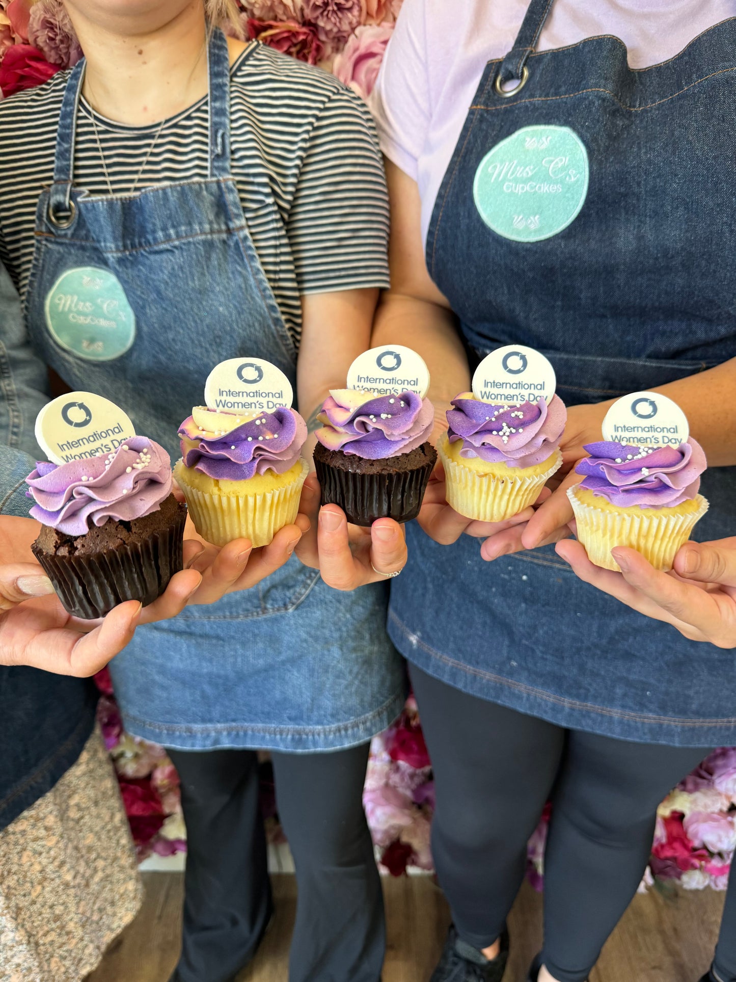 International Women's Day Cupcakes