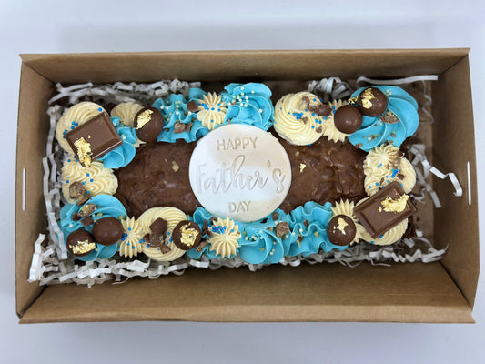 Father's Day Brownie slab