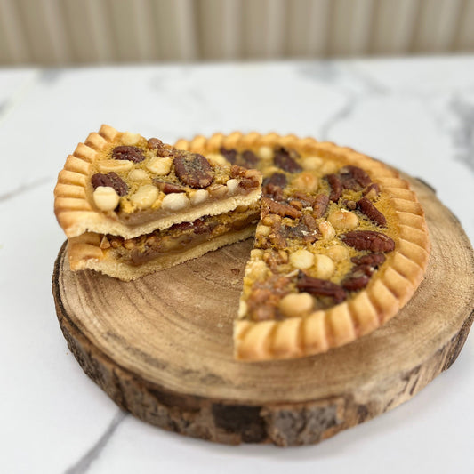Mixed Nut Maple Pie