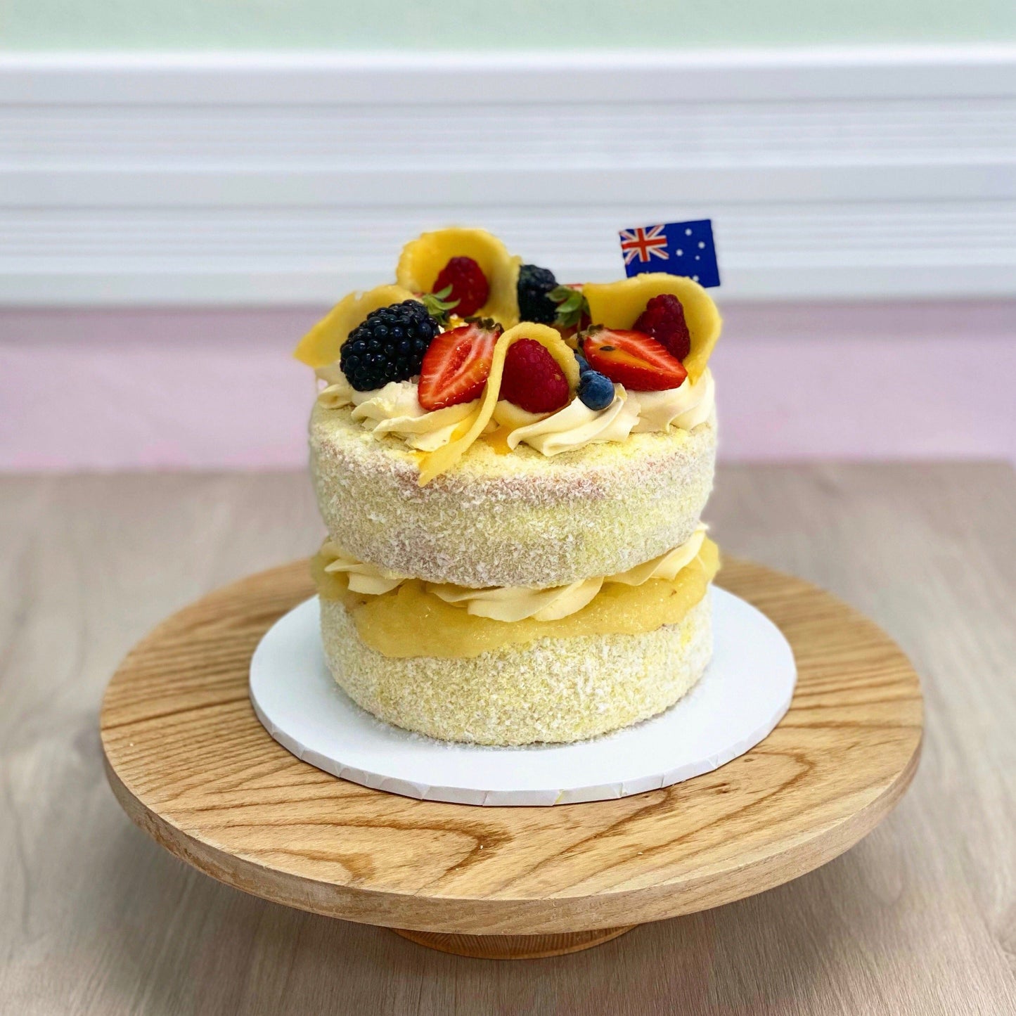 Tropical Lamington Cake