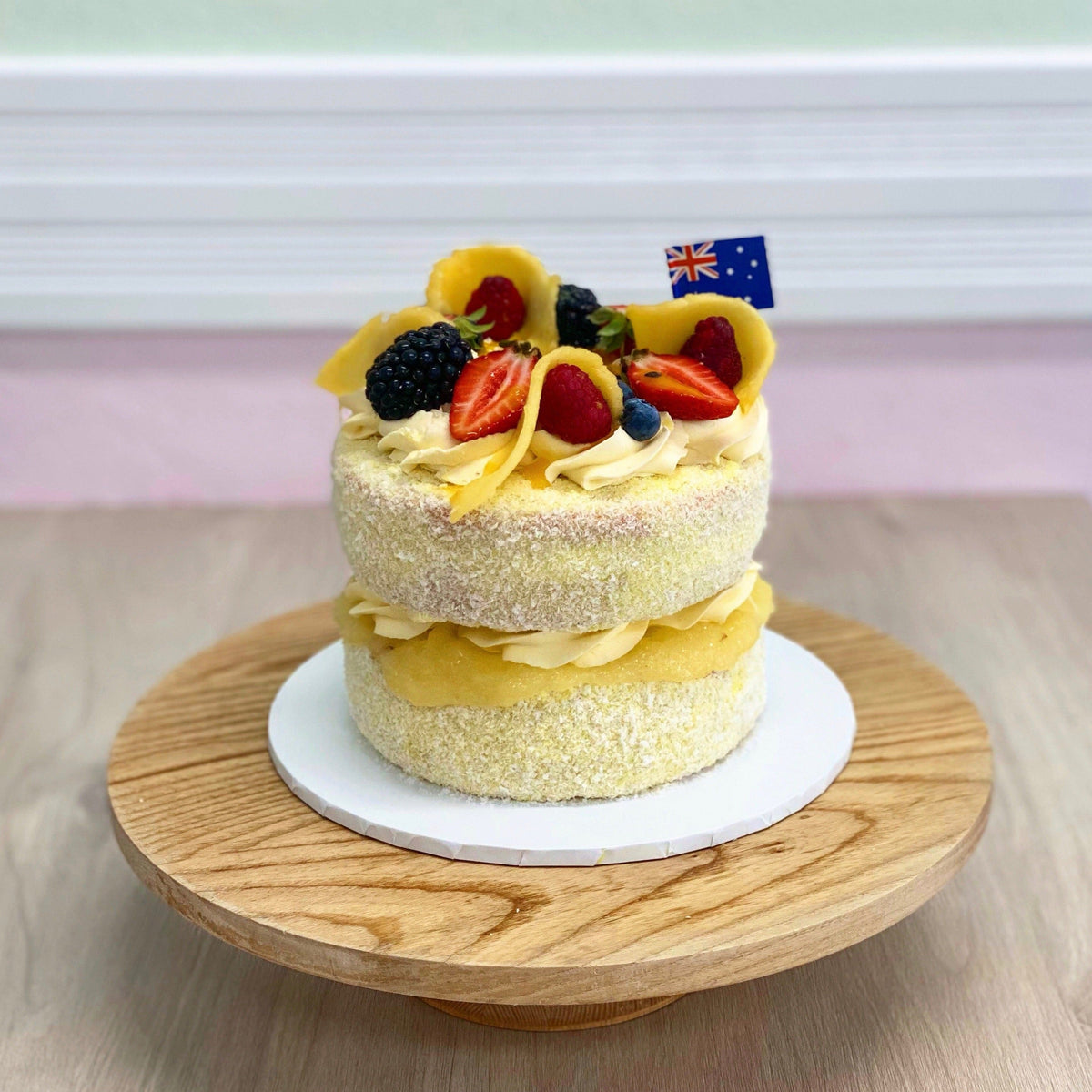 Tropical Lamington Cake