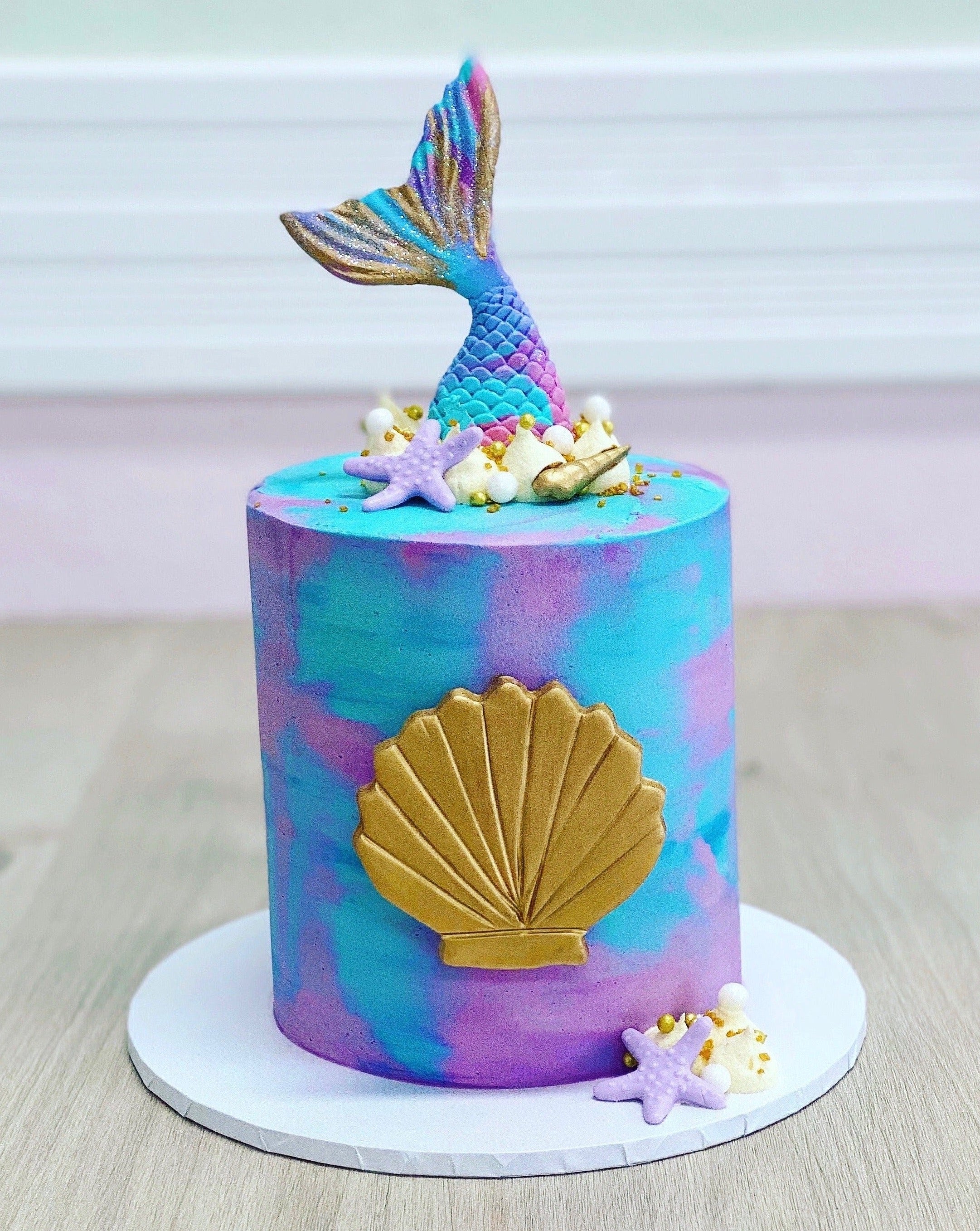 Pink Mermaid Cake – Cakery New Zealand