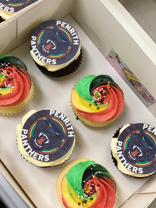 Penrith Panthers Cupcakes